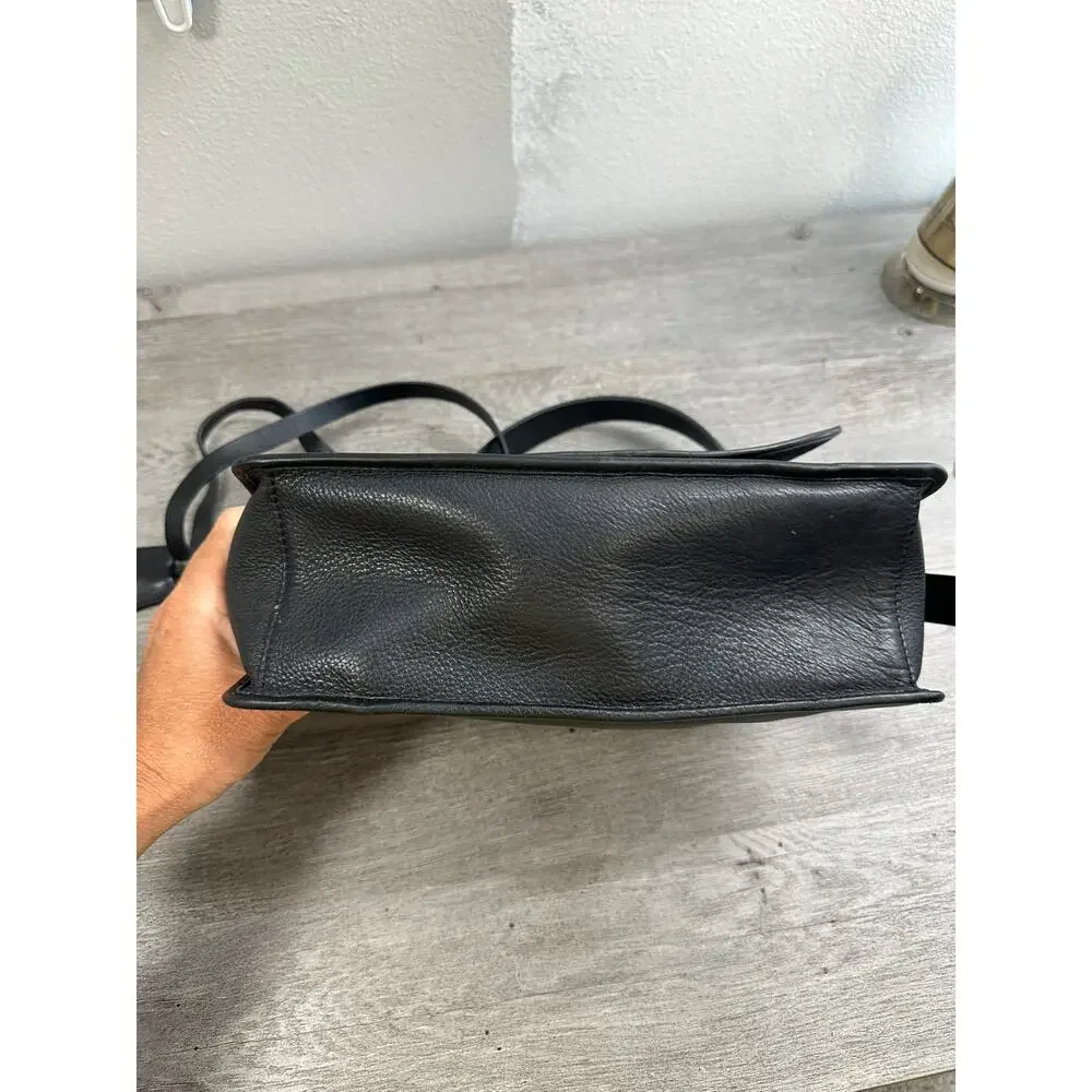 Radley London Cording Street Medium Grab Satchel Bag Purse Black Leather